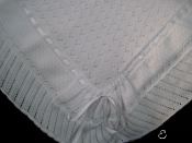 White Baptism Blanket